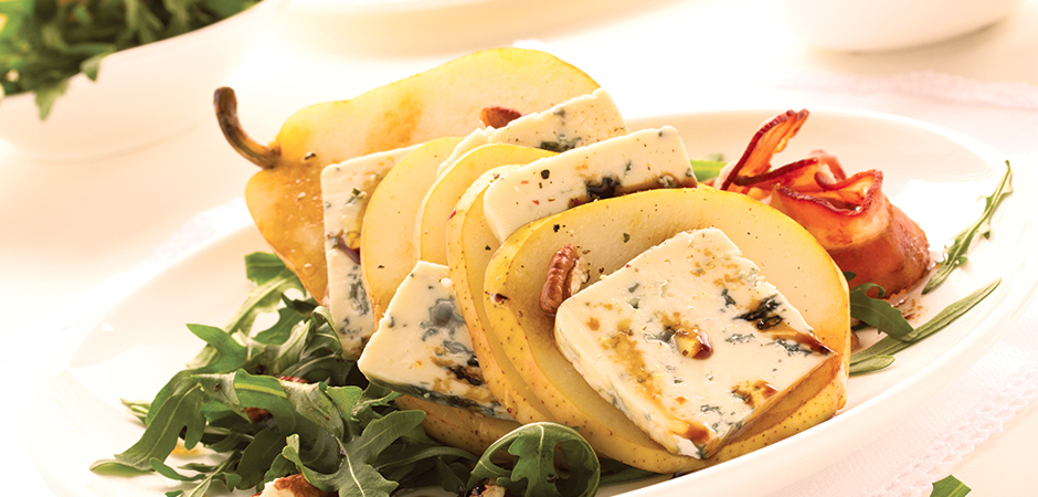 Pere al gorgonzola