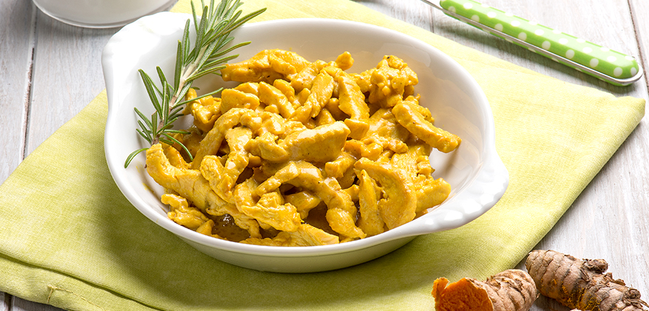 Pollo alla curcuma