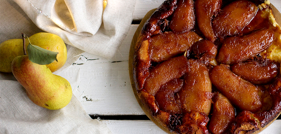 Crostata di pere al vino