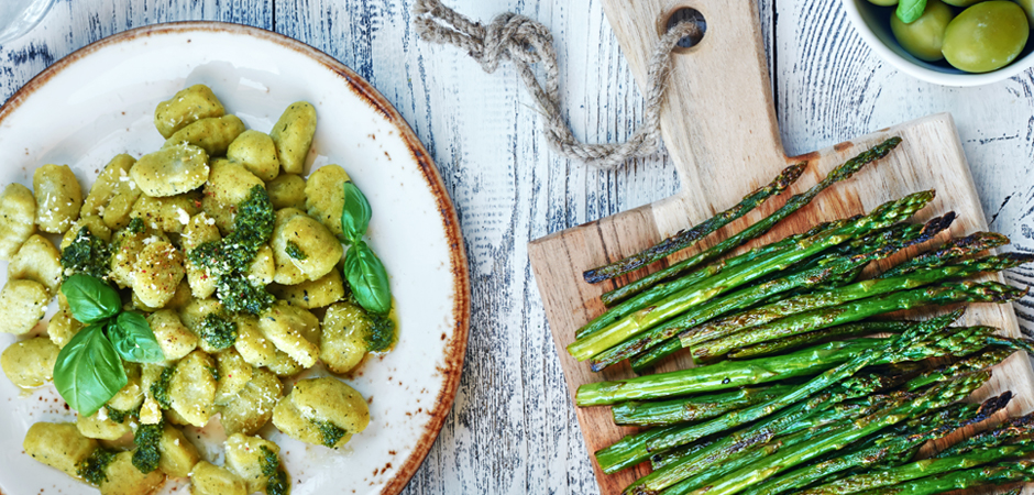 Gnocchetti asparagi e robiola