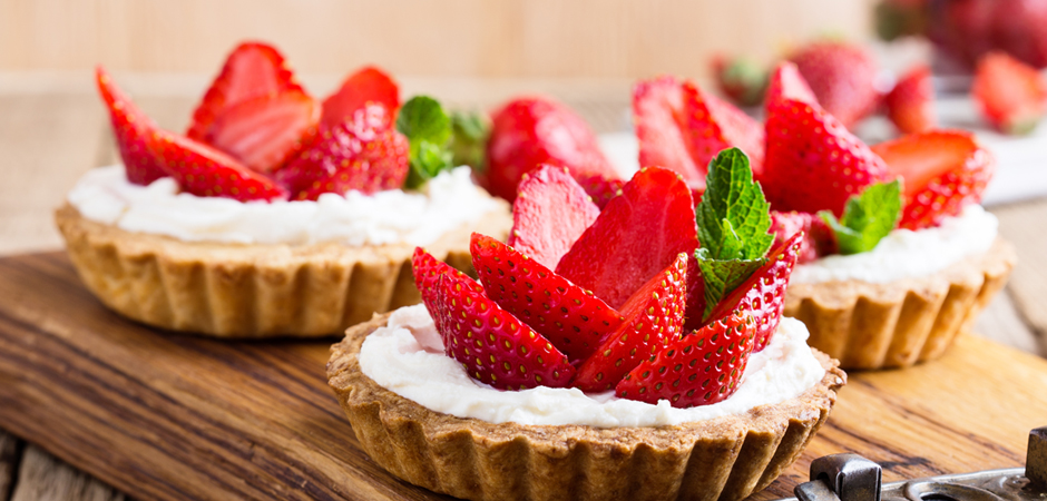 Crostata di fragole al mascarpone