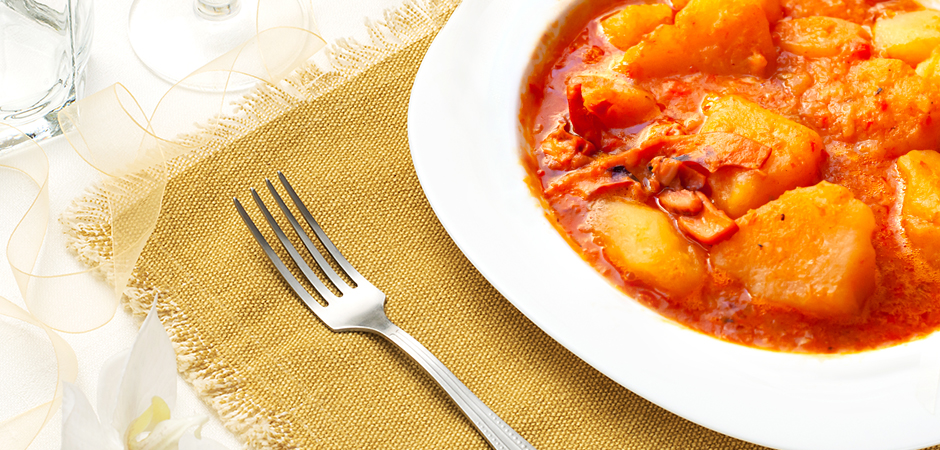 Seppie con patate e pomodoro
