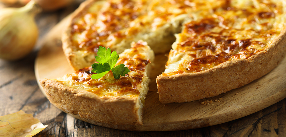 Crostata di riso con fontina