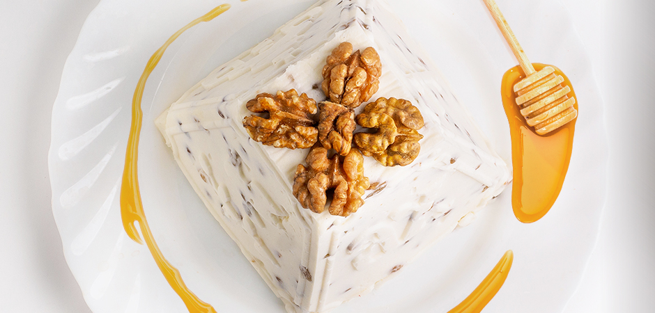 Semifreddo alle noci e miele