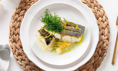 Filetto di branzino agli agrumi