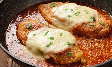 Fettine panate pomodoro e mozzarella