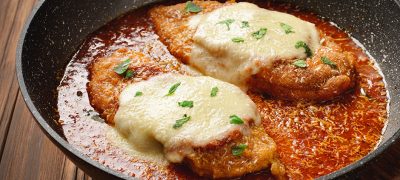 Fettine panate pomodoro e mozzarella