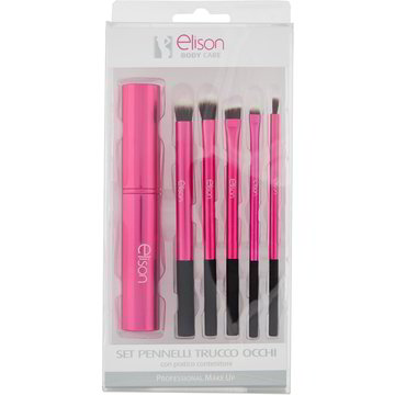 Beauty Case Da Viaggio Trasparente TSA - Set Completo Per Il Trucco Con Astuccio Pennelli E Custodia Spugna In Silicone
