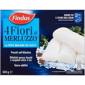 Merluzzo 4 fiori di merluzzo FINDUS 300 GR - Coop