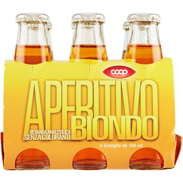 Aperitivo analcolico biondo COOP 6 X 100 ML - Coop