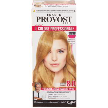 Colorazione capelli professionale 8.0biondo chiaro FRANCK ...