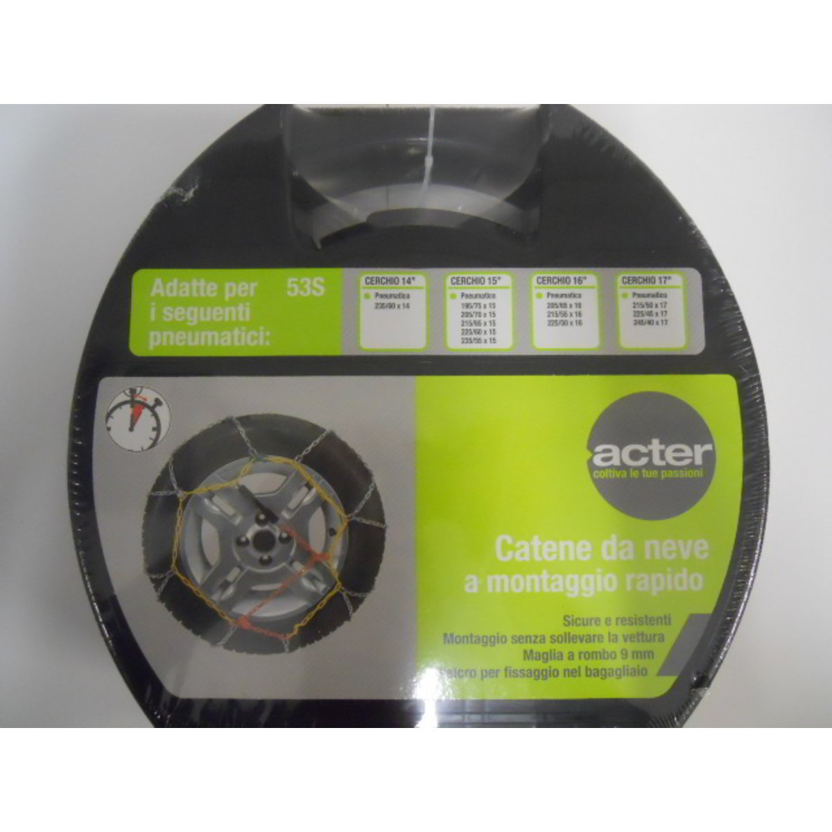 MELCHIONI CAR SYSTEM. Catene Da Neve 9 mm EUR 35,00 - IT