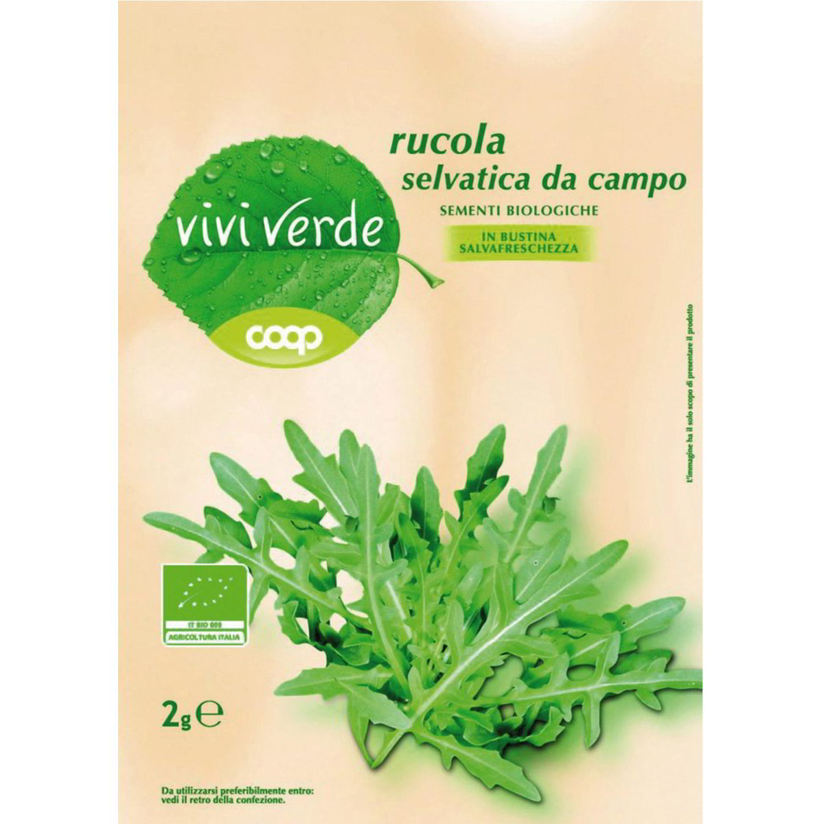 Busta Semi Di Rucola Selvatica Frastagliata