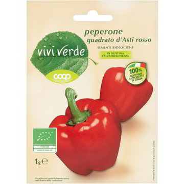 Sementi Peperone Quadrato D Asti Rosso Coop Vivi Verde Coop