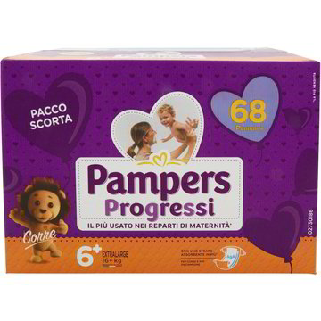 Pannolini Progressi Xl Quadri X68 Pampers Coop