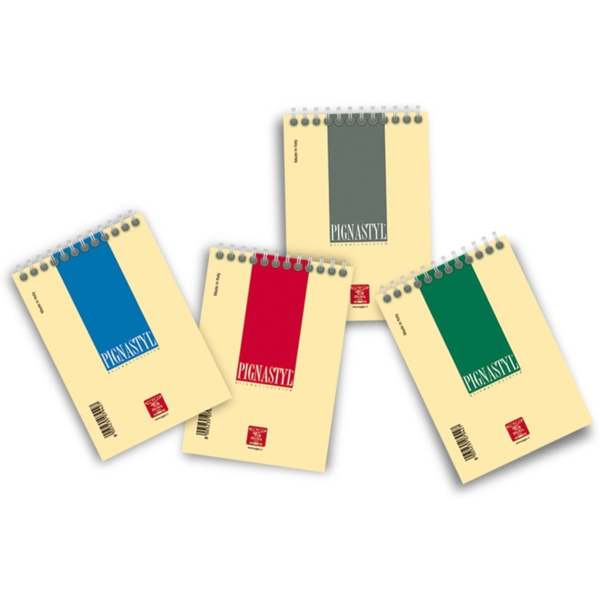 Blocchetto A Spirale Staufen ECO – Set 3 Quaderni A6, Carta Riciclata 90 G/m², Quadretti 5 Mm, Ecolabel UE