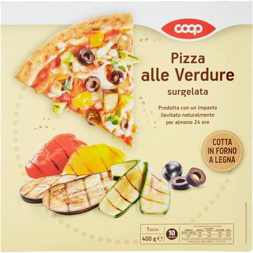 Pizza Surgelata Alle Verdure Grigliate Coop Coop Shop