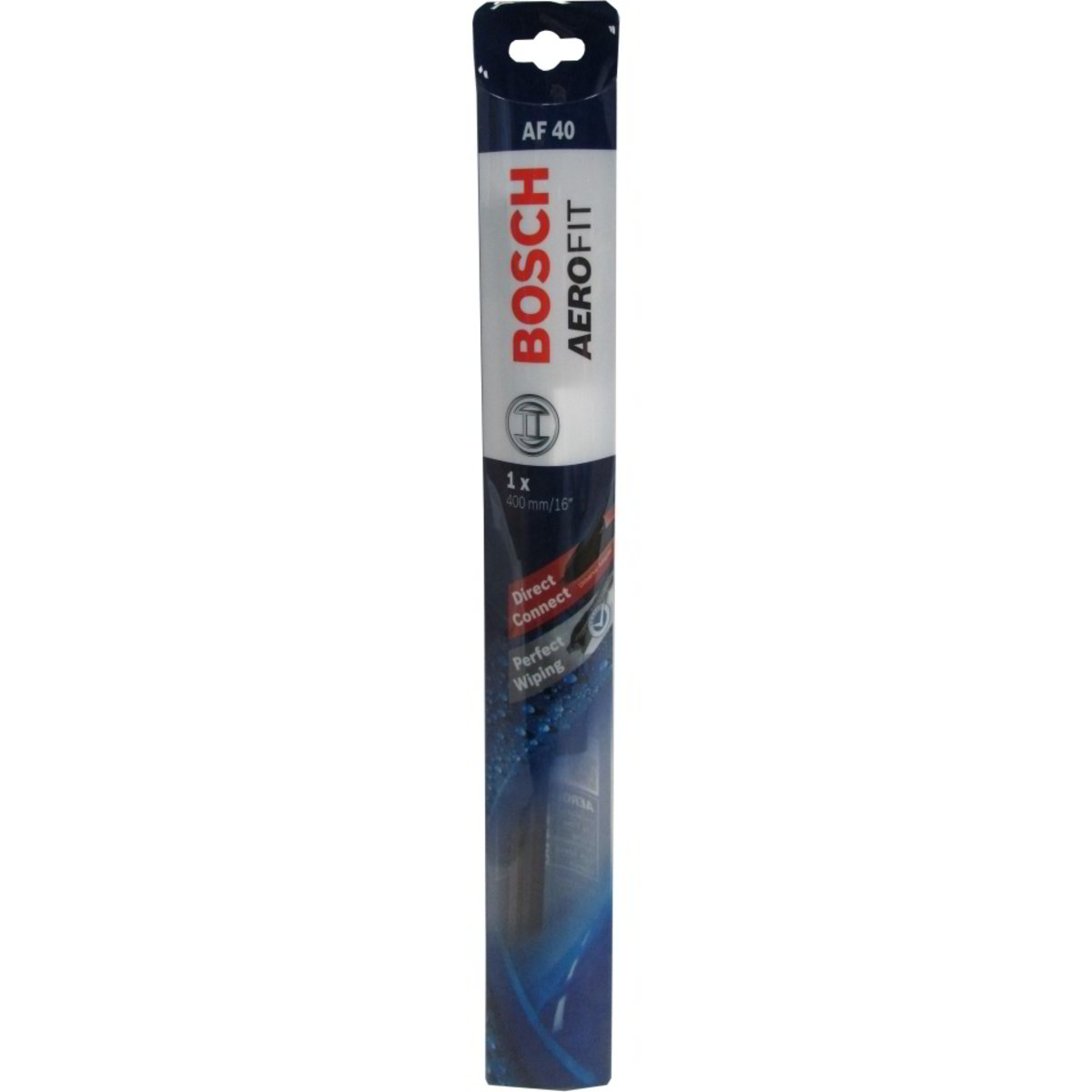 Bosch ICON 18OE: Spazzola Tergicristallo Con Spoiler, Montatura Nera, Lama In EPDM