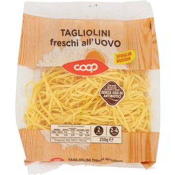 Tagliolini Freschi All Uovo Coop Coop Shop