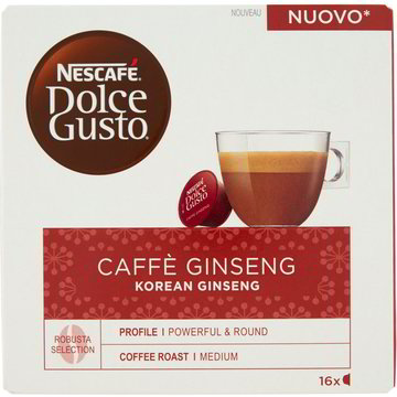 capsule caffe al ginseng dolce gusto x16 nescafe dolce gusto coop shop