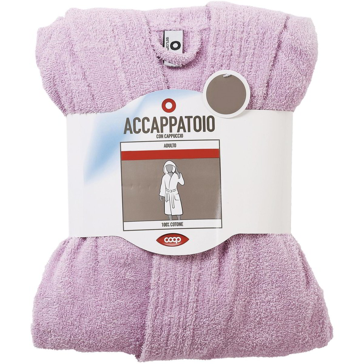 Accappatoio Unisex In Cotone 100% Con Cappuccio E Tasche – Bordeaux, Taglia L – Made In Italy, Morbido E Assorbente