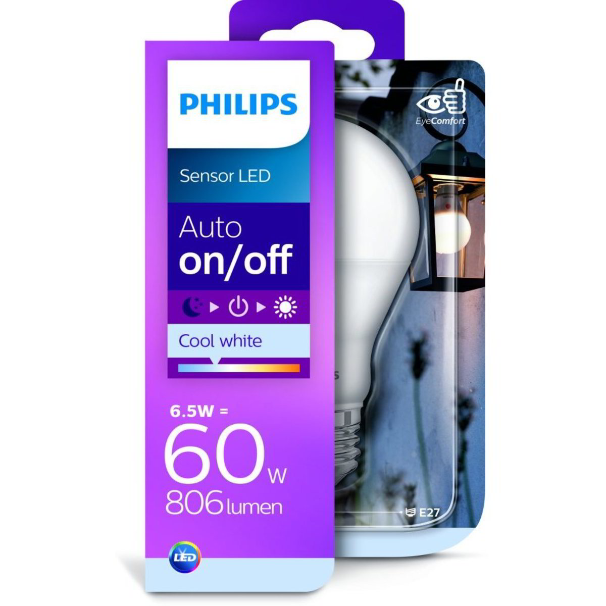 EMOS P3317 Luce Notturna A LED Con Sensore Crepuscolare: Luminosità Regolabile, Bianco Caldo, Per Presa 230V