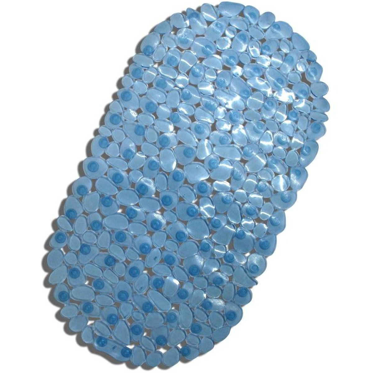 WENKO Tappeto Vasca Paradise - PVC Trasparente, 36x71 Cm, Antiscivolo Per Doccia E Bagno - Foto 7