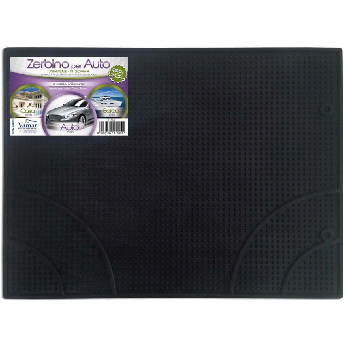 Zerbino in gomma Arisol per esterni 60 x 40 x 2 cm - Berger Camping