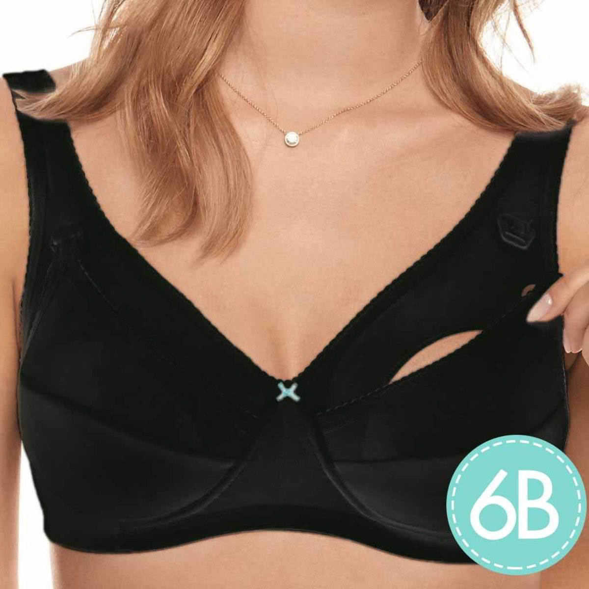 Reggiseno Allattamento Cotone Lycra Cipria Coppa D - Prénatal