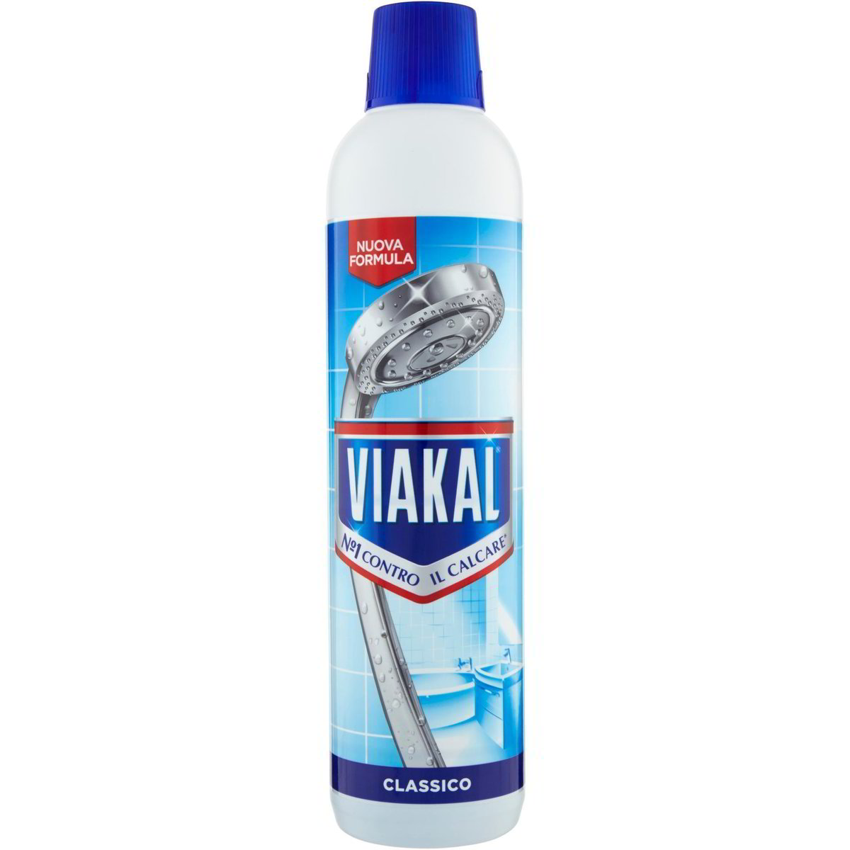 Viakal Anticalcare Spray | Confezione Da 10 Flaconi Da 515 Ml | Elimina Calcare, Batteri E Residui Di Sapone