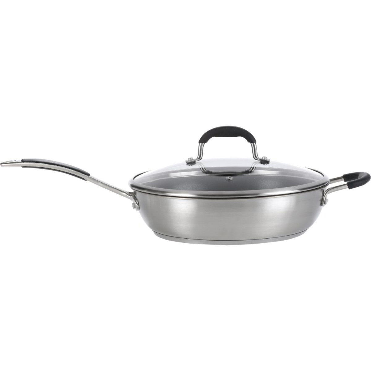 BERNDES 0015446106 SET TEGAME 2 MANICI 28 CM CON COPERCHIO B.GREEN