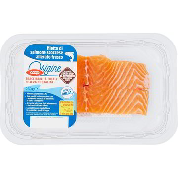 Salmone Scozzese Filetti Allevati Freschi Coop Origine Coop