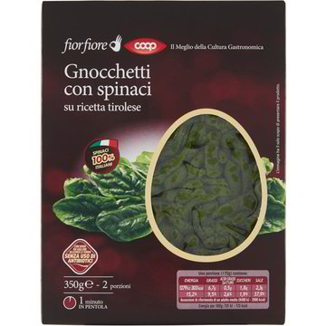 Gnocchetti Tirolesi Spinaci Con Uova Coop Fior Fiore Coop Shop