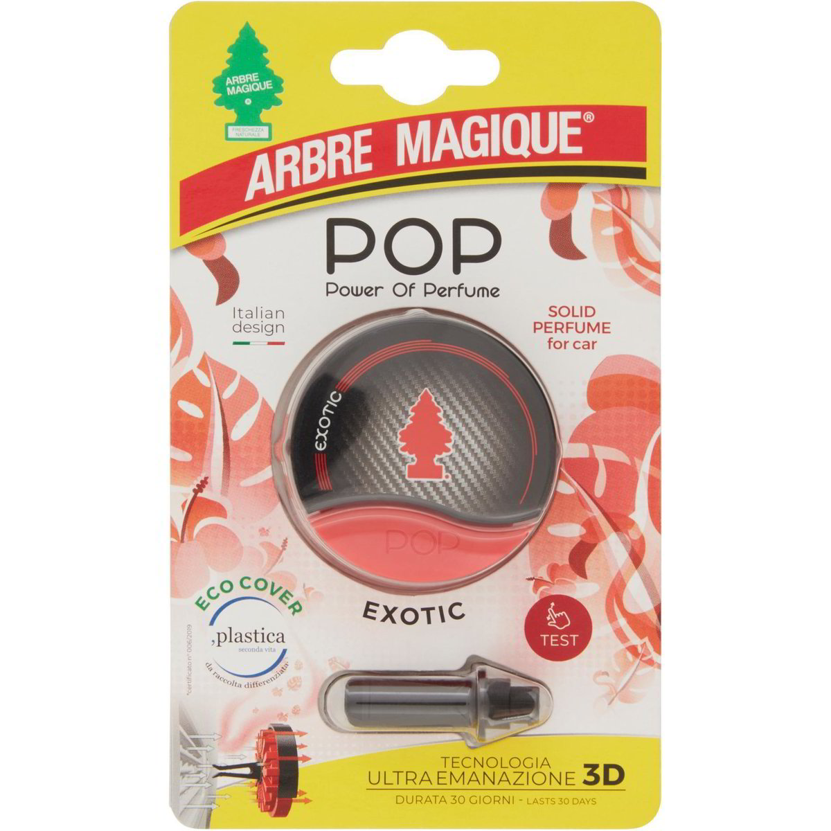 Arbre Magique Pop Deodorante Auto - Profumo Vaniglia, Durata 30 Giorni, Confezione Da 3 Pezzi - Foto 6