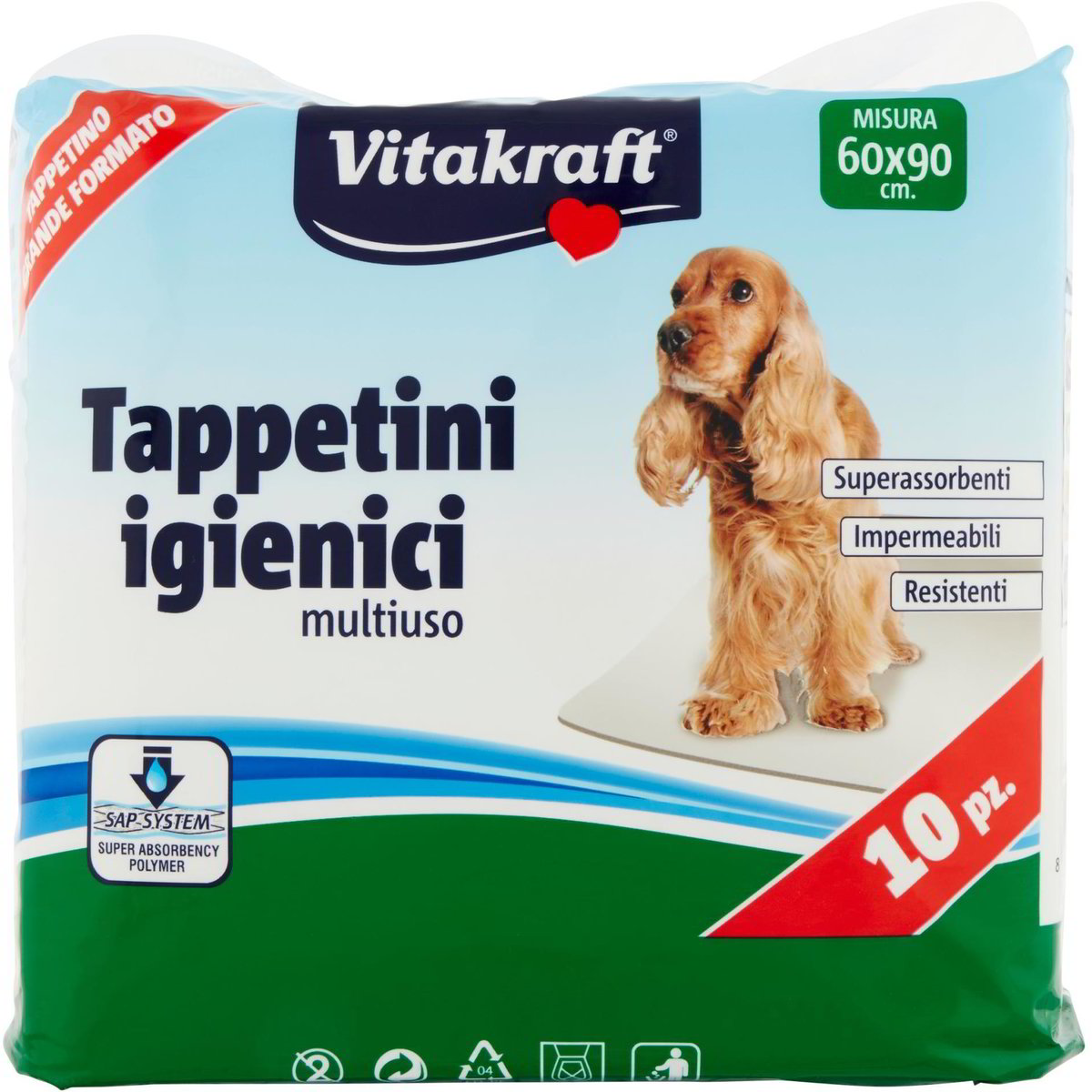6 Tappetini Lavabili Per Pipì Per Cani Traversine Assorbenti - 5