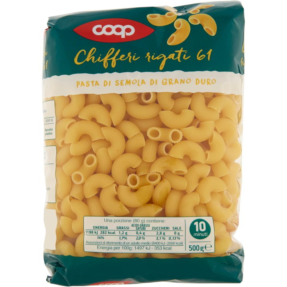 Chifferi rigati n.61 COOP 500 G - Coop Shop