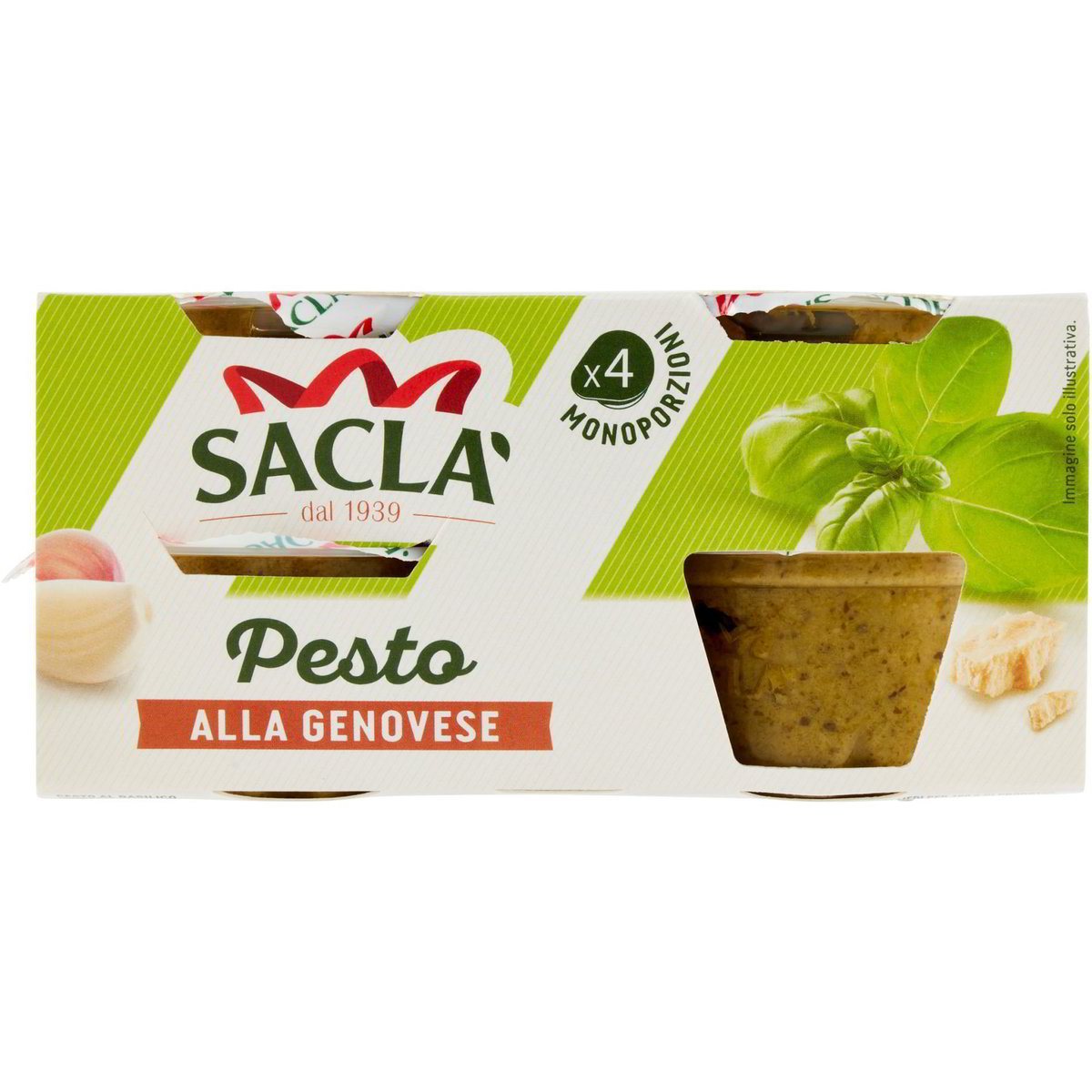 Pesto alla genovese SACLÀ 4 X 45 G Coop Shop