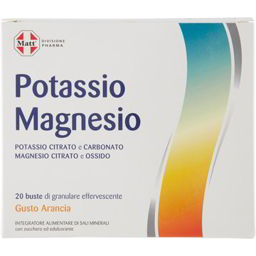 Integratore Potassio E Magnesio All Arancia X20 Matt Diet Coop Shop