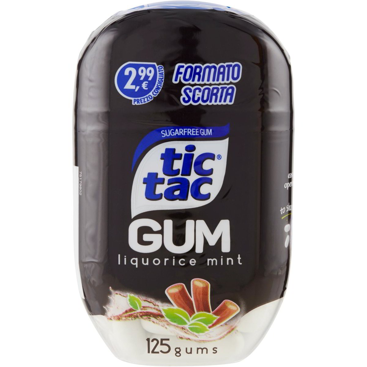 Chewing gum liquorice mint TIC TAC 60,8 G Coop Shop