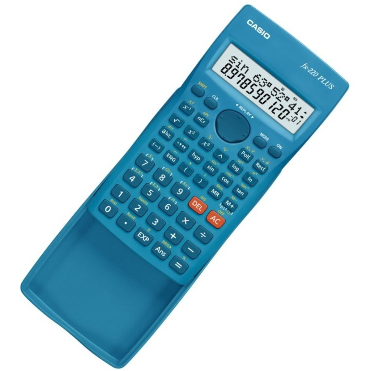 Calculatrice Scientifique CASIO FX-220 PLUS - 181 Fonctions, 2 Lignes D'Affichage, Idéale Lycée Et Études