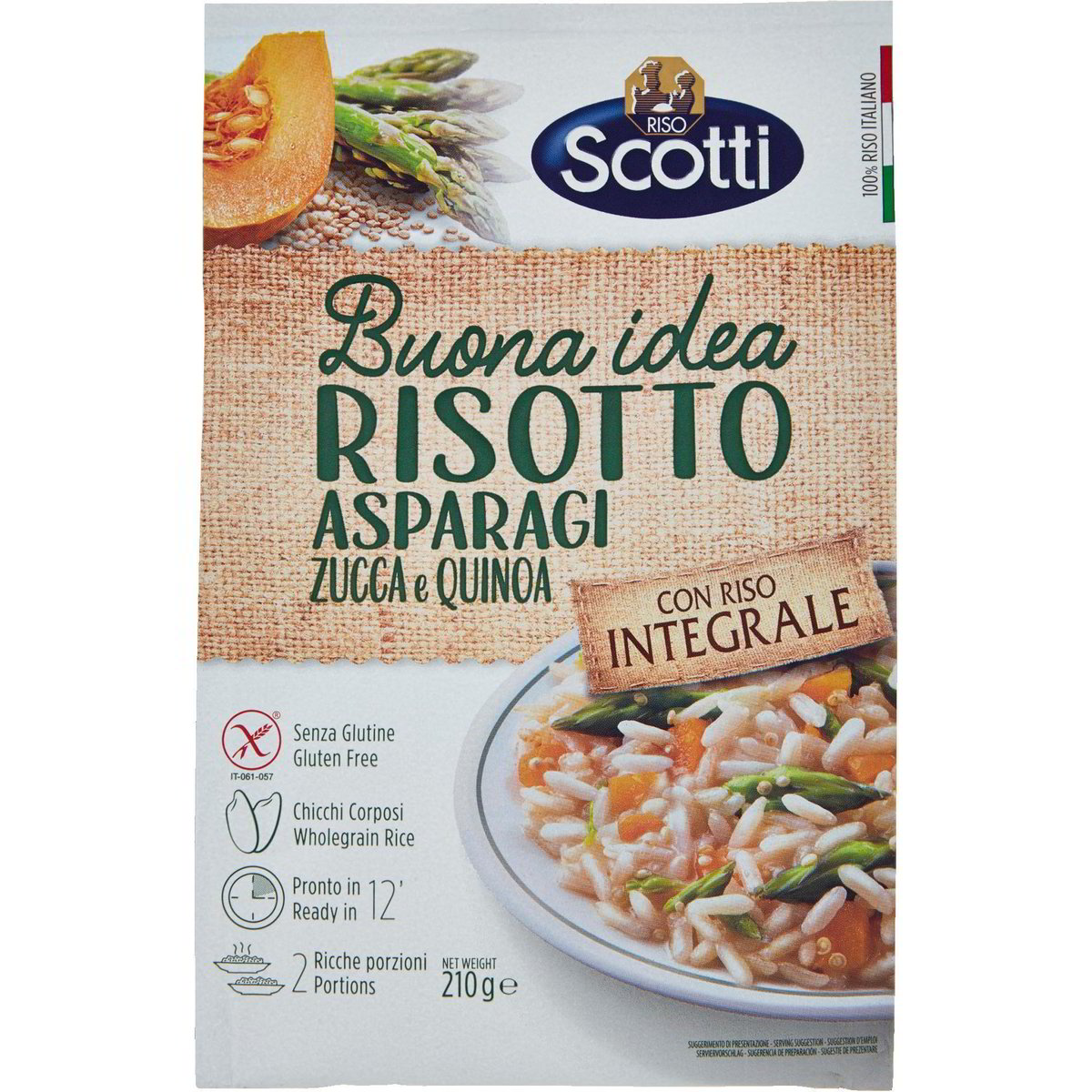 Risotto gli asparagi con zucca e quinoa RISO SCOTTI 210 G Coop Shop