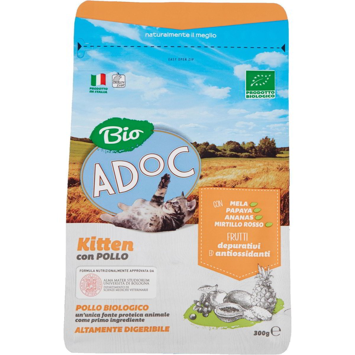 Crocchette Per Gattini Almo Nature Con Pollo Fresco - Sacco Da 2 Kg - Alimento Completo Senza OGM - Foto 4