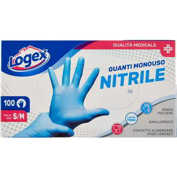 Guanti Da Lavoro In Nitrile Monouso Arexons | Confezione Da 100 Pezzi, Taglia M, Blu - Foto 10