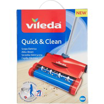Scopa elettrica quick & clean VILEDA 1 PZ - Coop Shop