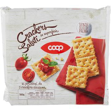 Crackers salati in superficie COOP 16 X 35 G - Coop Shop