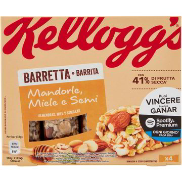 Barrette mandorle/miele/semi KELLOGG'S - Coop