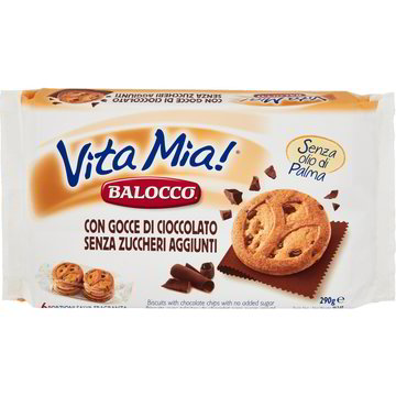 Biscotti Vita Mia Con Gocce Di Cioccolato Balocco Coop