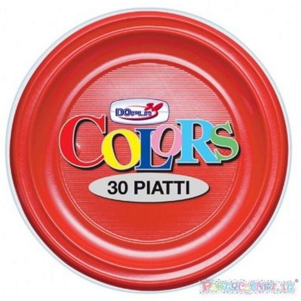 Pou - Personaggio Codini Rossi In Plastica - 7 Cm