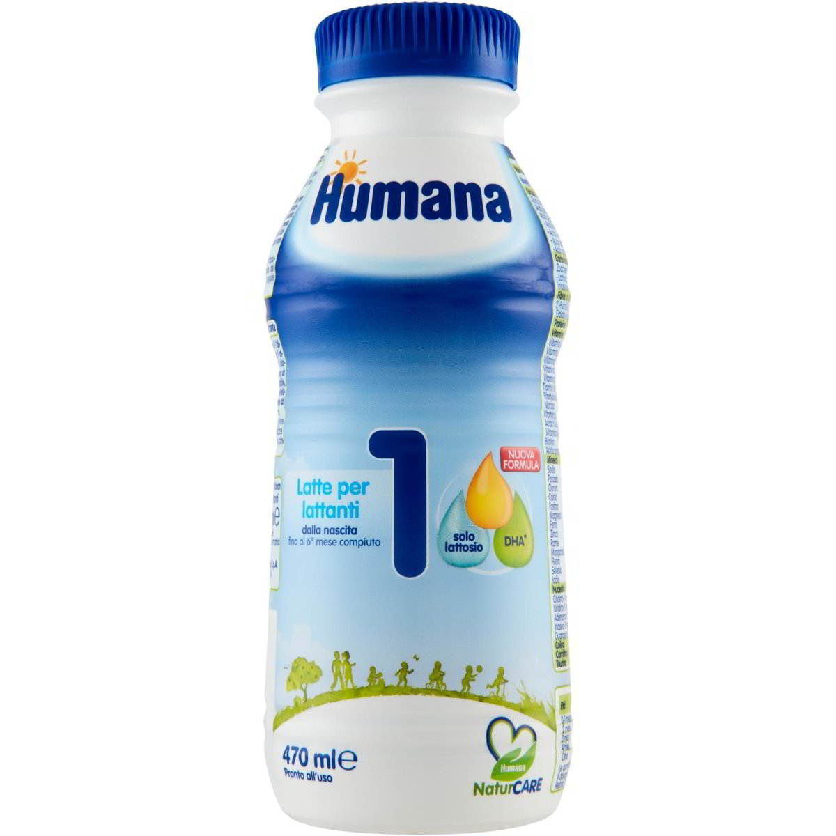 tabella latte artificiale humana 1