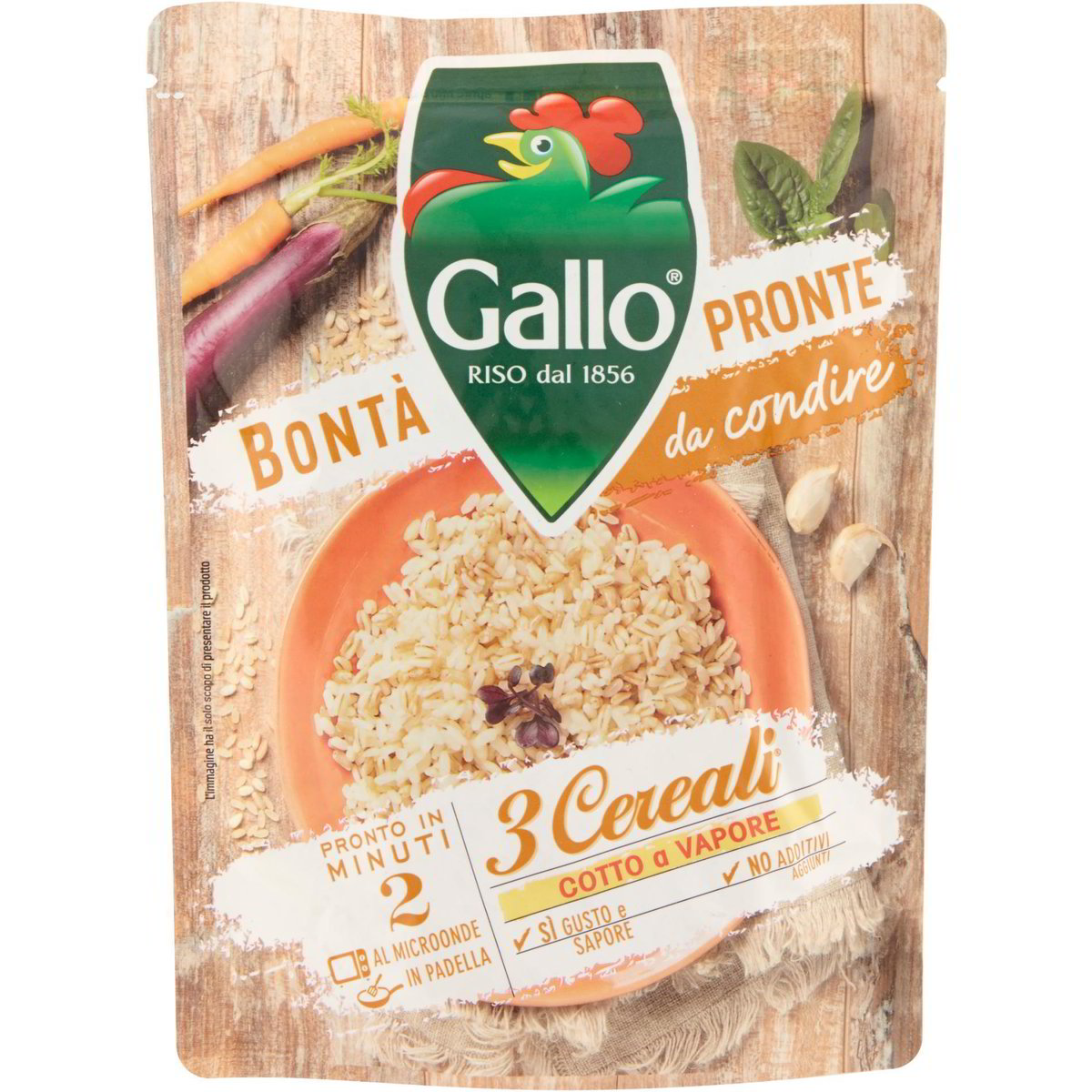 3 Cereali riso farro orzo bontà pronte da condire RISO GALLO 250 G